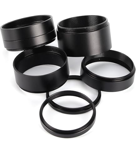 Kit 8 Anelli Di Prolunga M42x0.75 Per Telescopi Astronomici - Lunghezze 3-30mm GAESHOW - Foto 9