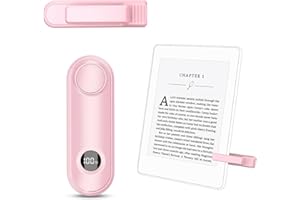 HIGPTWIREL RF Fernbedienung Seitenwenden zum Lesen auf Kindle Paperwhite Oasis Colorsoft Zubehör, Clicker Page Turner für iPhone, Tablets Comics Lesen Romane, Rosa