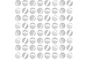 MJDCB 45pcs White Cat Eye Stone Beads 8mm Round Crystal Loose Bead for Jewelry Making DIY Bracelets Necklace Accessories