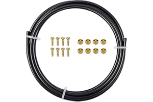 YOUNG WOLF Kit de réparation de tuyau de frein à disque hydraulique de 3 mètres, compatible avec VTT BH59