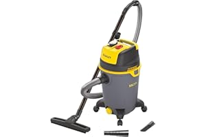 Stanley Aspirateur Solides et Liquides SXVC25PTDE avec Prise Outils Électroportatifs (1200 W, 25 l)