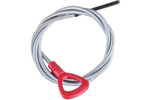 Porfeet Varilla De Nivel De Transmisión, 122 Cm Varilla De Nivel De Caja De Cambios De Transmisión Compatible con Mercedes 722.6 W163 W203 W208 W210 W211 Plata