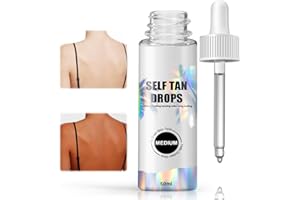 BABY MOLOVE Sérum de Bronzage 50ml,SUN Self Tanning Drops,Gouttes Autobronzantes,Sérum Autobronzant Visage,Concentré Autobronzant Visage et Corps,Ajoutez des gouttes bronzantes aux soins de la peau