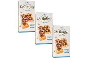 3 x De Ruijter Milk Chocolate Flakes - 300g / Melk Vlokken Dutch Brakfast