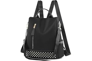 ZanWise Bolso Mochila Antirrobo Mujer Bolsa Viaje o Día a Día Mochilas Convertibles, Bolsa Impermeable, Compartimentos para Tablet y Teléfono - Regalos Originales para Mujer