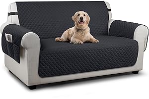 TAOCOCO Sofa Covers 2 Seater,Settee Covers,Non Slip Sofa Covers,Sofa Slipcovers,Pet Couch Covers,Washable Sofa Protectors for Dogs(Black)