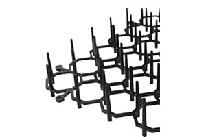 Katzenabwehrmatte – 20,3 x 15,2 cm Dornengitter gegen Katzen, 6 Stück, hält Katzen von Topfpflanzen fern, mit 8 U-förmigen Heringen, Außen- und Innenbereich, für Leintierzaun-Barriere