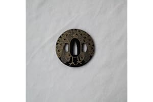 Boyu Japanese Samurai Sword Koshirae – Tsuba Iron Carved 001-026