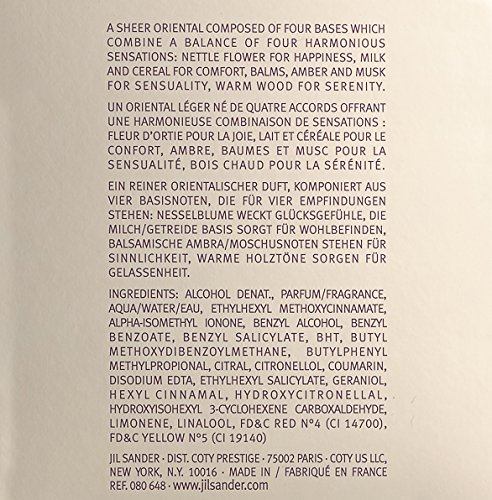 Jil Sander Sensations EDT Eau de Toilette Spray 40 ml - 2