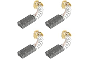 PATIKIL 4Pcs Escobillas de Carbón para Motor, 20x10x5mm Cepillos de Carbón para Herramienta Eléctrica, Reemplazo de Reparación de Angular Amoladora Mesa Sierra Taladro de Mano