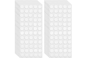 O-KINEE 600 Pares Adhesivo Redondo, Lunares Adhesivo 10mm Adhesivo Cintas Autoadhesivo Puntos Pegajoso Monedas Puntos