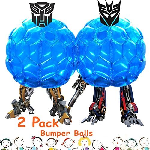 Set of 2 Sumo Bumper Balls - Inflatable Battle Body Bubble Ball Bumper Bopper Gifts for Kids and Adults 36" - 2 Balls