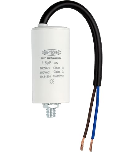 Motor Condensator: aanloopcondensator 20uf-450 volt met draad Ducati