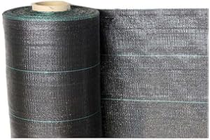 RETELANDIA L'OUTLET DELLE RECINZIONI Telo pacciamatura in Polipropilene 100 g/m2 Anti Erbacce, antiradice, antialga, agritela cm 131 x 100 m Lunghezza