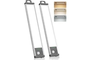 GOODEA 25 cm 2800 mAh skåpbelysning med rörelsesensor, 3 färger