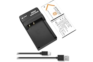 HOSAN NP-BN1 Batería para de 2 Batería Recargable Compatible con Sony NP-BN1 and Sony DSC-QX10, DSC-QX100, DSC-T99, DSC-T110, DSC-TF1, DSC-TX5, DSC-TX7