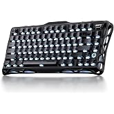 GravaStar Mercury K1 mekanik klavye, al&uuml;minyum &ccedil;er&ccedil;eveli, %75 kablosuz oyun klavyesi, Hot Swap &ouml;zel klavye, d&uuml;ğmeli, gaz zinc