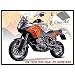 Produktbild Rot Hot Lemon 300 x 410 mm Weißblech/Metall KTM Adventure 3.022,6 cm Wand Zeichen, orange/schwarz/weiß