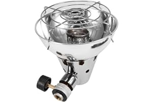 Wallfire Campeggio Riscaldatore a Gas, Portatile Mini Riscaldatore con Supporto Regolabile e Borsa di Stoccaggio Stufa Esterna Pesca Caccia Tenda Riscaldatore per Inverno Picnic Escursionismo Viaggi