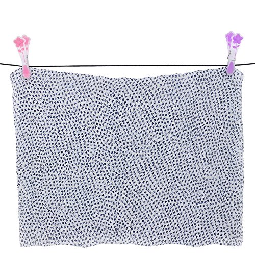 48 Wäscheklammern Soft Grip Softgrip Soft Touch Softtouch Blumen 4-farbig gelb rosa grün lila - 4