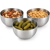 Kabakoz Yuvarlak Metal 3'l&uuml; &Ccedil;erezlik, K&uuml;&ccedil;&uuml;k &Ccedil;erez Kasesi, Saklama Kabı Takımı, Sosluk Sos Kasesi, Lokum &Ccedil;ikolata Fındık Fıstı
