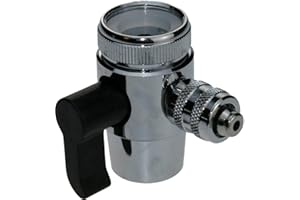 Hahnanschluss mit Umschalter 3/8 Zoll, Sanuno, Carbonit, Alvito