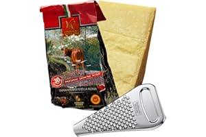 YESEATIS TASTE ONLINE FOOD YESEATIS.COM YesEatIs Special Box - Parmigiano Reggiano Consorzio Vacche Rosse 30 mois - 1 Kg - Râpe en acier INOX