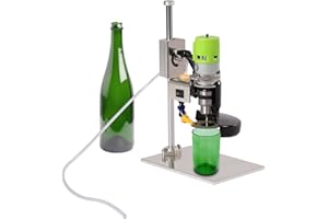 Begoniape Elektrischer Glasflaschenschneider DIY Glasschneider Flaschenschneider 7 Geschwindigkeit Weinflaschen-Schneidwerkzeug für Glas- und Keramikflaschen