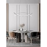 Partenopea® Lampadario a Sospensione con Illuminazione a Led dal Design Moderno da 42W 3360 Lumen lampada da Soffitto Per Sog