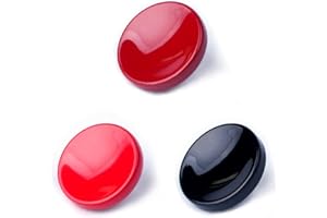 VKO Metall Messing Weichen Auslöseknopf Kamera-Taste geeignet für Fuji X-T4 X-T30 X-T3 X-T2 X100F X-T20 X-PRO2 X-PRO3 X-E3 X30 RX10IV M10 (Konkaver Oberfläche) –Schwarz/Rot/Dunkelrot