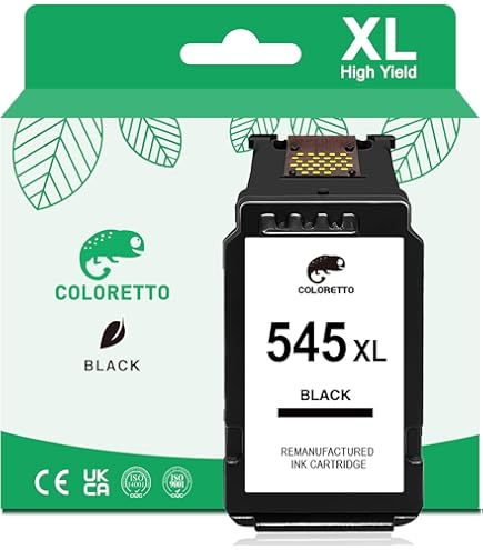 PG545XL 545 XL Reconditionnée Cartouches D'encre Pour Canon PG-545XL