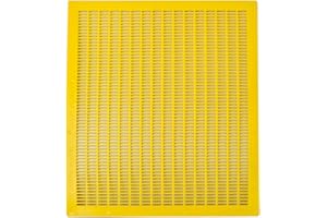VONGLYHOO Queen Excluder for Wooden BeeHives Beekeeping Queen Excluder Plastic Beekeeping Trapping Grid Net Door Spacer Bee Keeping Equipment Yellow 360mm