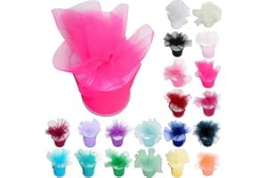 Time to Sparkle 6 Inchs x 100yards/300FT Tulle Roll Spool Tutu Party Birthday Wraping Crafts Bridal Bow Skirt Wedding Decor, Hot Pink