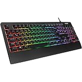 Everest KB-93 Siyah USB Rainbow Aydınlatmalı Q Membrane