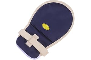 Supvox Patienten Ältere Menschen Handschuhe Anti Kratzen Verdicken Atmungsaktive Medizinische Hilfe (Grau)