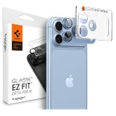 Spigen iPhone 18 Pro ile Uyumlu Kamera Lens Koruyucu Tam Kaplayan Cam Kolay Kurulum Glas.tR EZ Fit Optik Pro XL Light Blue - 