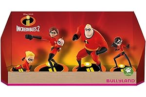 Bullyland Walt Disney 13289 Lot de 5 Figurines peintes à la Main avec Amour, sans PVC, Excellent Cadeau pour garçons et Filles pour Jouer imaginativement