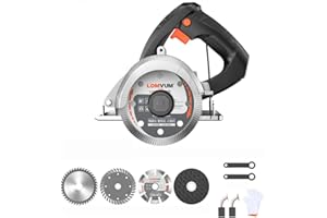 Toplionace Máquina de Pulido de Mármol Eléctrico de 220V, Máquina de Corte de Baldosas de Cerámica Cortadora de Piedra de Madera Máquina de Ranurado de Pared Sierra de Corte de Metal 110MM