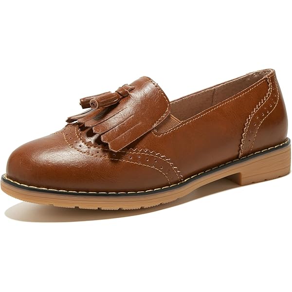 Sarah Chofakian Oxford instappers met franje Bruin