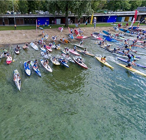 FIT OCEAN ALLROUND SPEEDSTER 12’6 AQUA BLUE aufblasbares Stand Up Paddling Board iSUP 381x72x13 cm KOMPLETT-SET Lust auf etwas Schnelleres? Schnell wie ein Race-Board UND stabil wie ein Allround-Board - 6