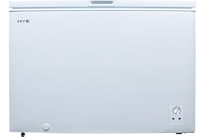 HYE Chest Freezer - 299L Freezer, Freestanding Design, White, Quiet 41 dB Operation, Perfect For Kitchens, Utility Rooms, Garages & Outbuildings - RF01CF299W24