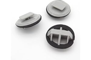 VVO Fasteners- Grapas de Plástica Grises. Para Falda lateral, Cubierta del umbral. Compatibile con Mazda MX-5, 3, CX-3, CX-5, RX-8, 2, (10 pzas)