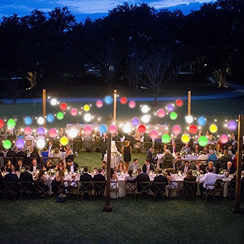 LED Leuchtende Luftballons Blinkendes Licht 32 Stück – Gemischte Farbe für Weihnachten / Geburtstag / Hochzeitsfest - 3