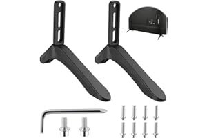 ZYFURN Pieds de Support TV Universels Pied de Tele de Rechange en Plastique LCD LED OLED de 32 à 65 Pouces Soporte Universal Para Televisores Compatible Con TCL, Xiaomi, Sharp, Samsung, LG, Sony y Hisense