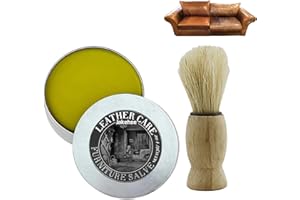 YOLJUN Wise Owl Furniture Salve for Leather, Furniture Leather Salve with Brush Furniture, Furniture Salve for Leather Leather Furniture Salve for Furniture Shoes Car Seats