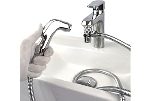 Xcel Home Chrom Tragbar Bidet Handbrause | Edelstahl Sprayer Bidet Shattaf Muslim Shower Für Badezimmer | Handbrause Kit Für Hygiene | Perfekte Toilette Sprayer Für Reisen - 1 Set