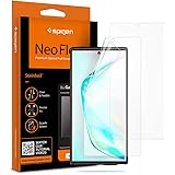 Spigen, 2 Pezzi, Pellicola Protettiva per Samsung Galaxy Note 10 Plus, NeoFlex, TPU, Applicazione bagnata, Custodia Compatibi