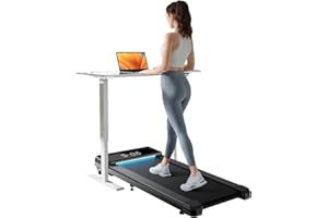 LONTEK Walking Pad with Incline, Under Desk Treadmill with App, Upgraded Brushless Motor, LED Display, Foldable Walking Running Machine with Remote Control for Home Office