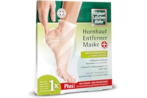 ALLGÄUER LATSCHENKIEFER Maschera di rimozione per calli Plus, per piedi morbidi e delicati, riduce calli e calli, calli e pelle ruvida e idrata, 1 pezzo (confezione da 1)