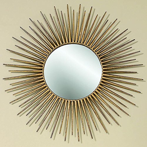 Wandobjekt Marokko-Sun, gold, Ø75 cm